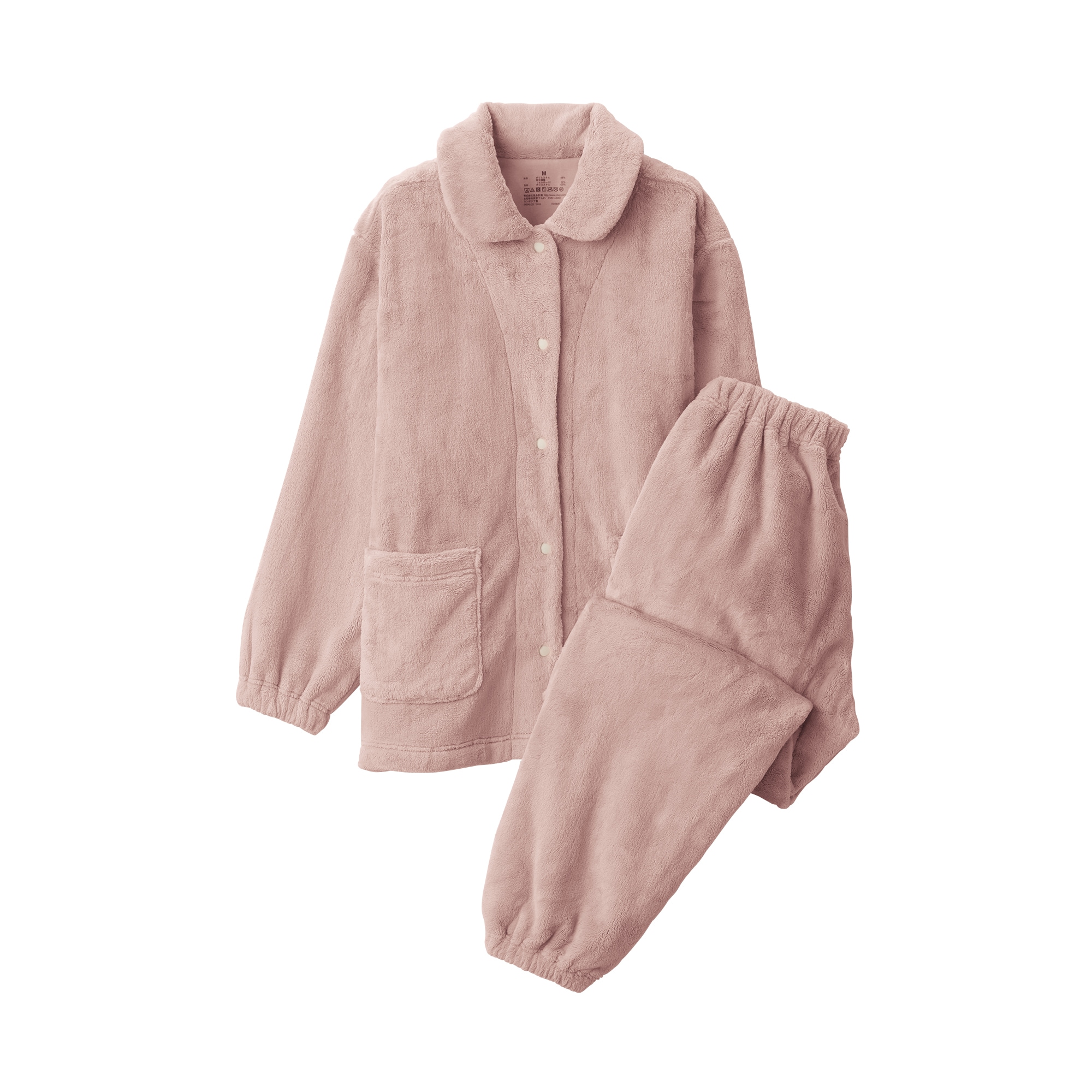 新品タグ付 無印良品 新作 着る毛布パジャマ ピンク M 匿名発送 MUJI 婦人 静電気が起きにくい 着る毛布パジャマ | 無印良品