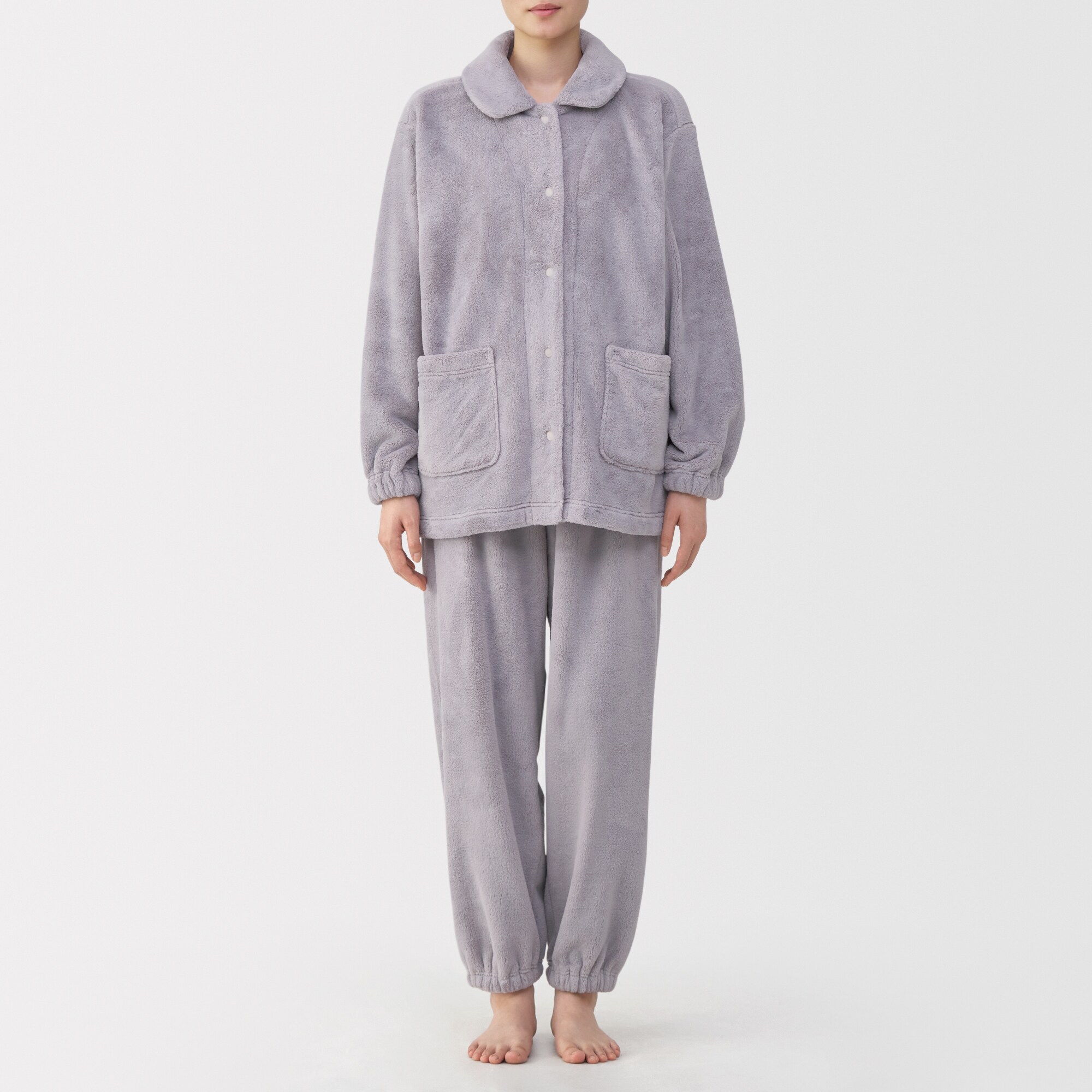 婦人 静電気が起きにくい 着る毛布パジャマ | 無印良品
