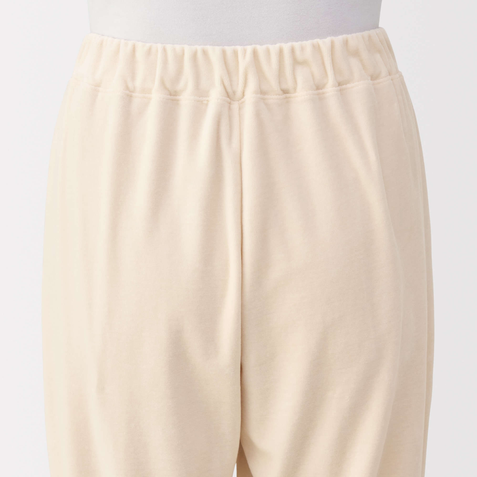 婦人　コットンベロア　長袖ルームウェアセット