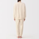 婦人　コットンベロア　長袖ルームウェアセット