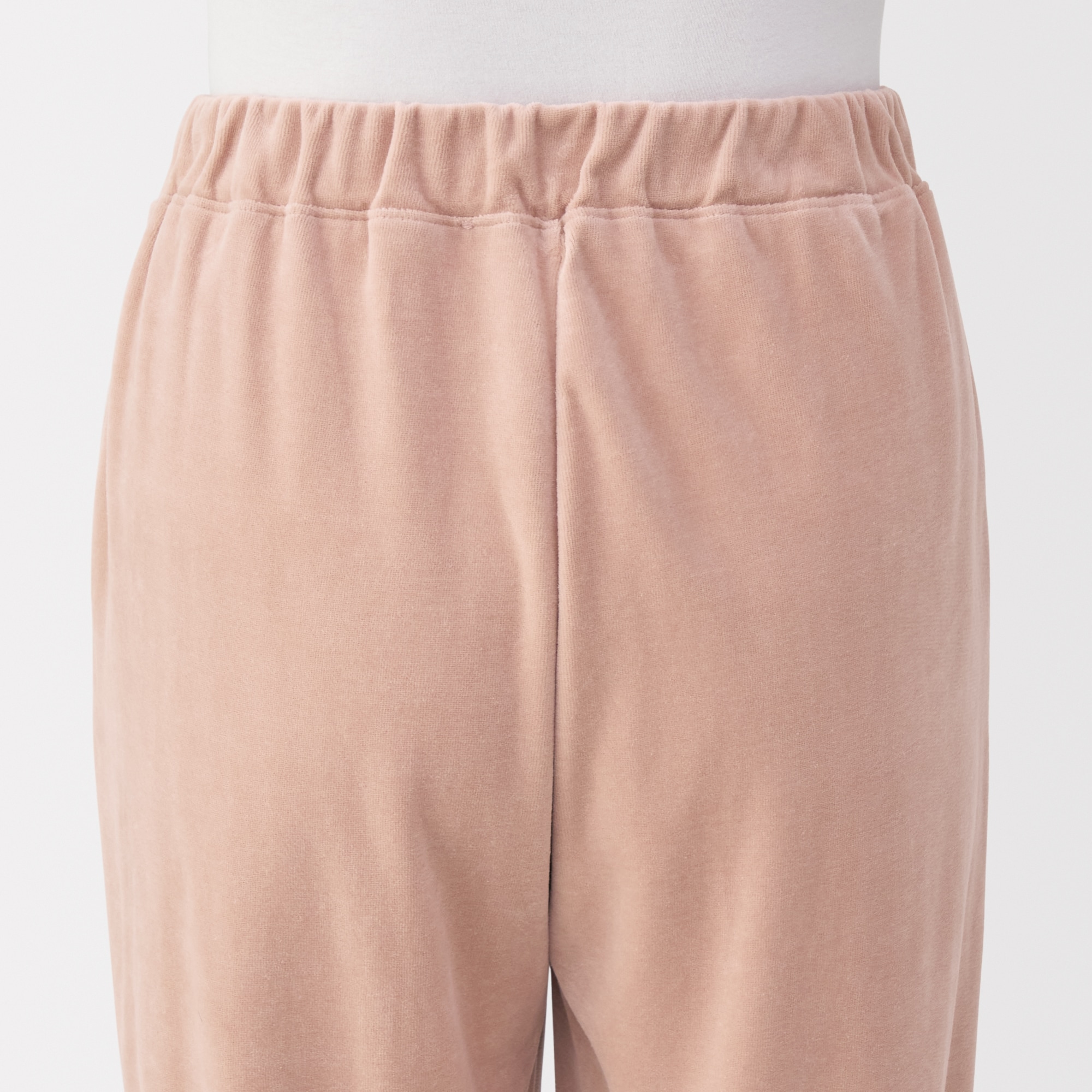 婦人　コットンベロア　長袖ルームウェアセット