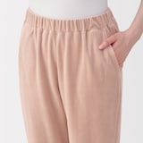 婦人　コットンベロア　長袖ルームウェアセット