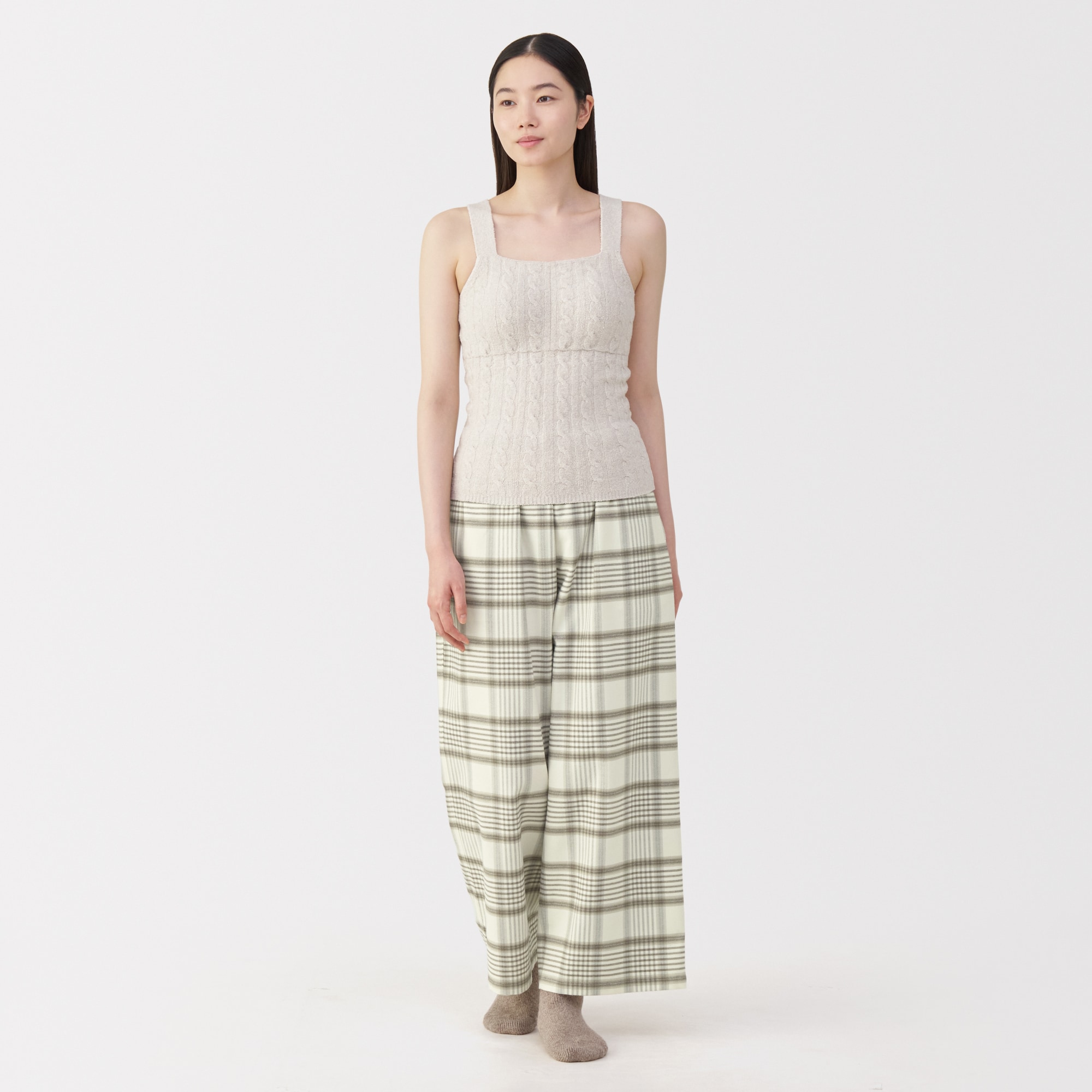 婦人　フランネル　ロングパンツ