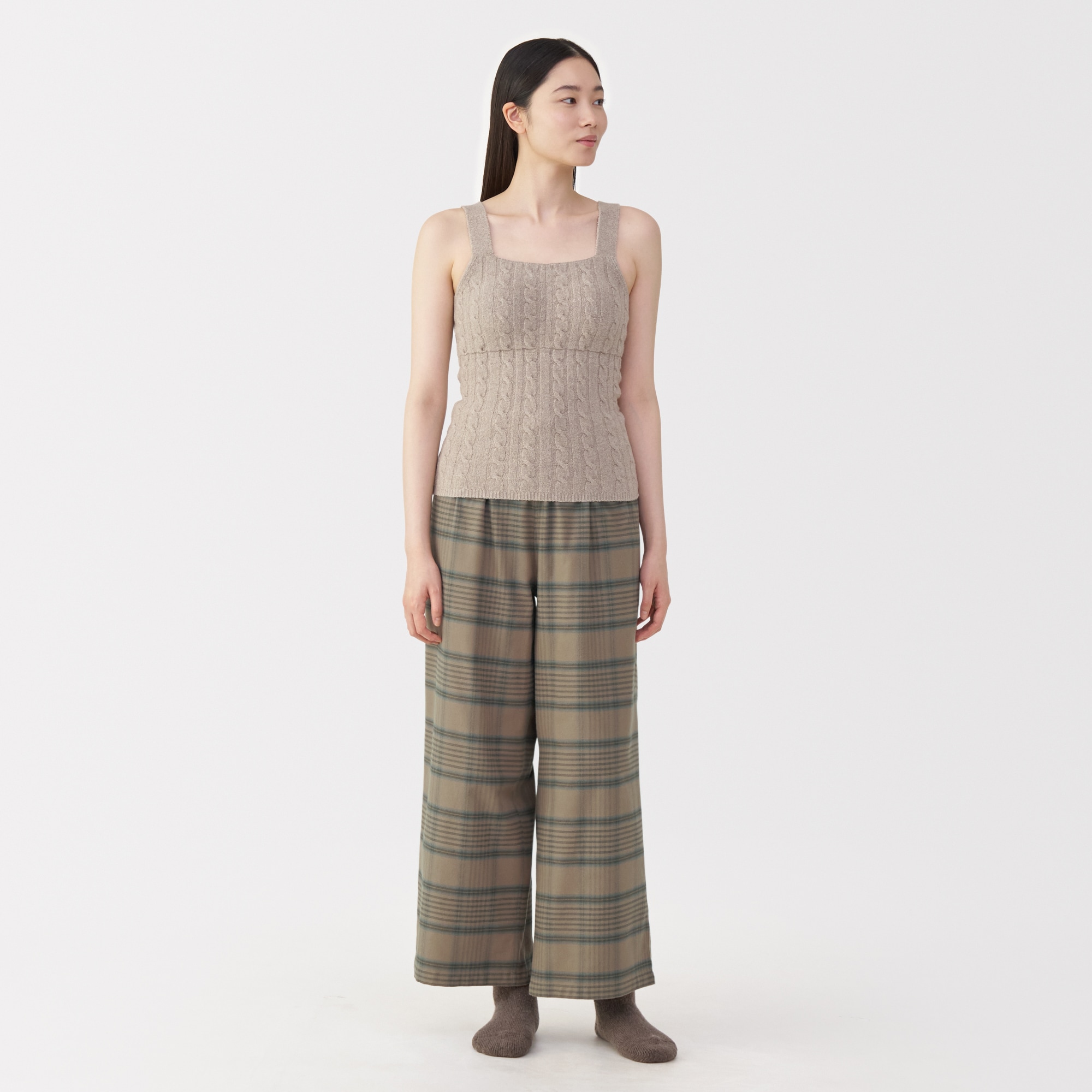 婦人　フランネル　ロングパンツ