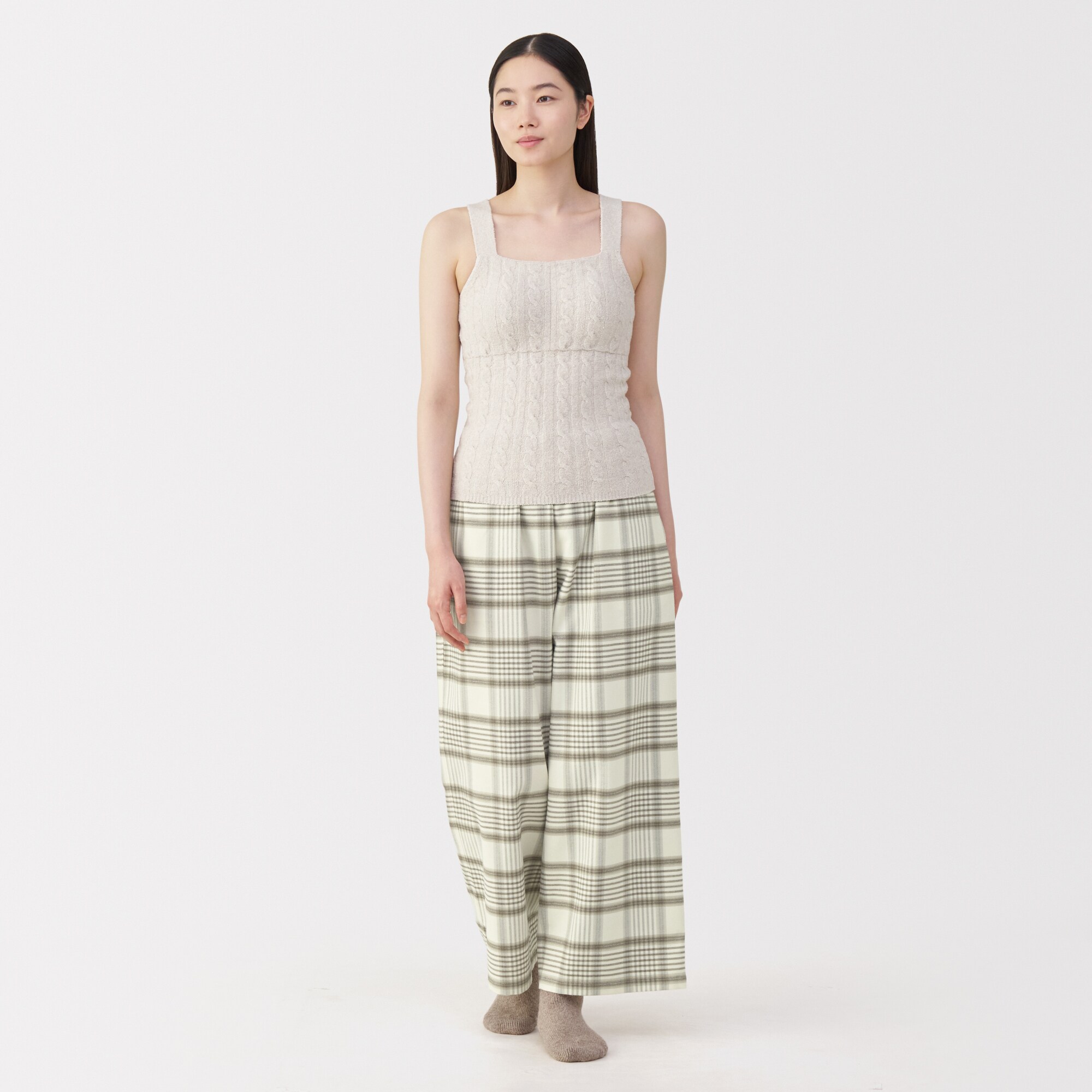 婦人　フランネル　ロングパンツ