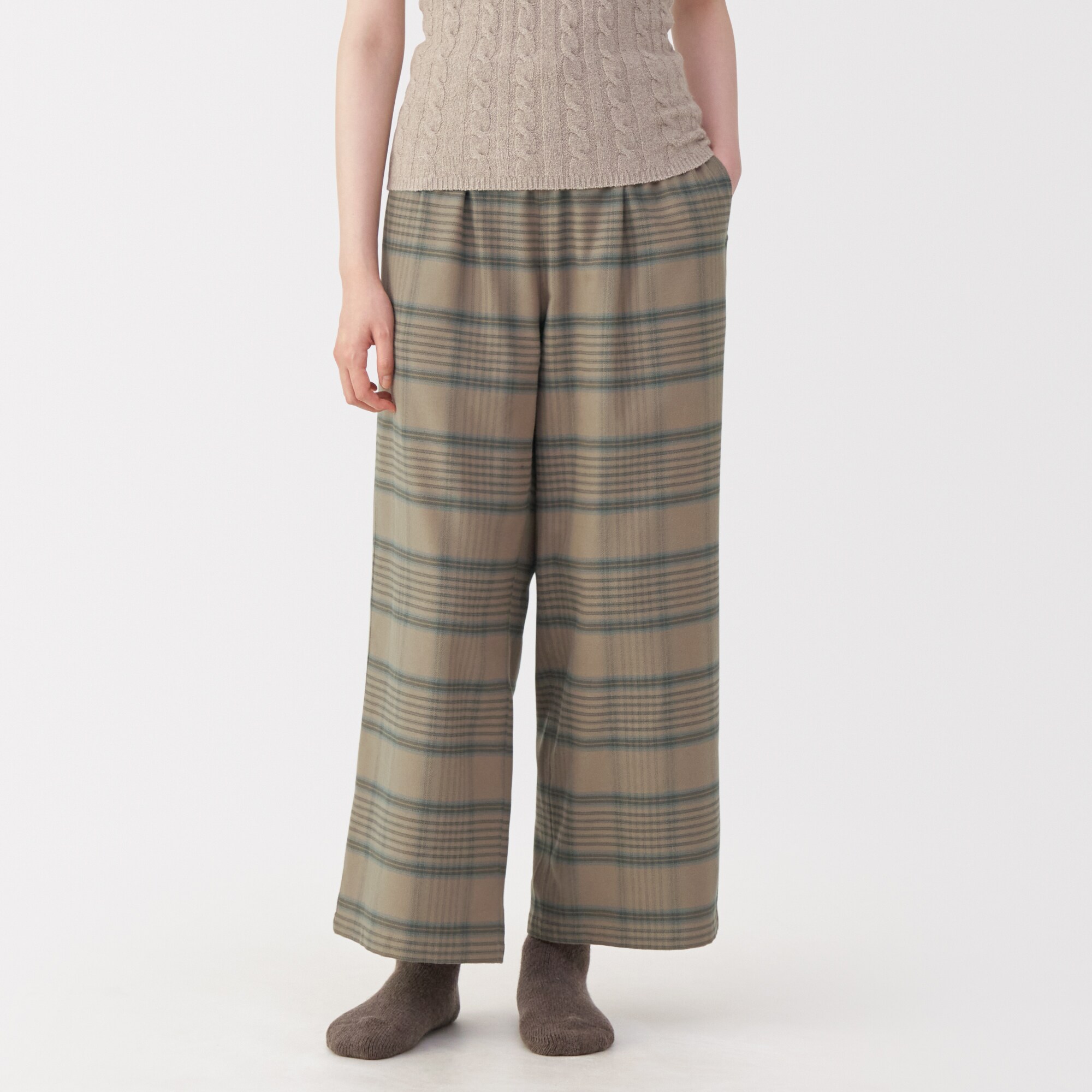 婦人　フランネル　ロングパンツ