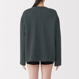 婦人　コットン混キルト　カーディガン