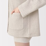 婦人　コットン混キルト　カーディガン