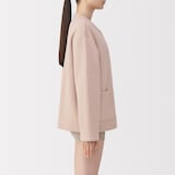 婦人　コットン混キルト　カーディガン