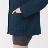 婦人　コットン混キルト　カーディガン