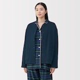 婦人　コットン混キルト　カーディガン