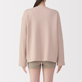 婦人　コットン混キルト　カーディガン