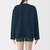 婦人　コットン混キルト　カーディガン