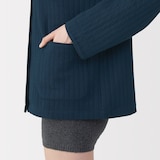 婦人　コットン混キルト　カーディガン