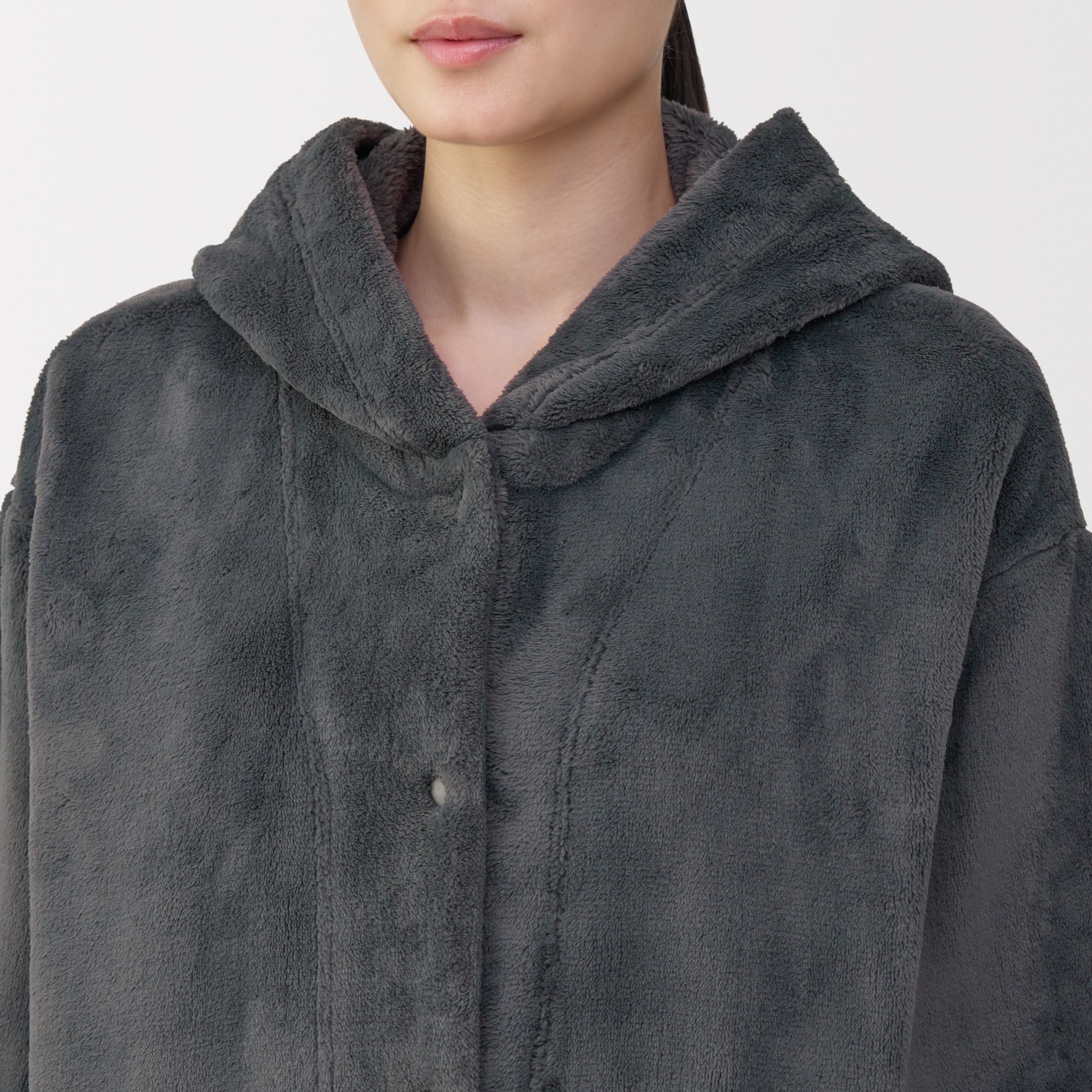 婦人　静電気が起きにくい　着る毛布　ロングカーディガン