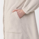 婦人　静電気が起きにくい　着る毛布　ロングカーディガン