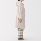 婦人　静電気が起きにくい　着る毛布　ロングカーディガン