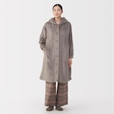 婦人　静電気が起きにくい　着る毛布　ロングカーディガン