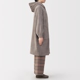 婦人　静電気が起きにくい　着る毛布　ロングカーディガン