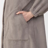 婦人　静電気が起きにくい　着る毛布　ロングカーディガン