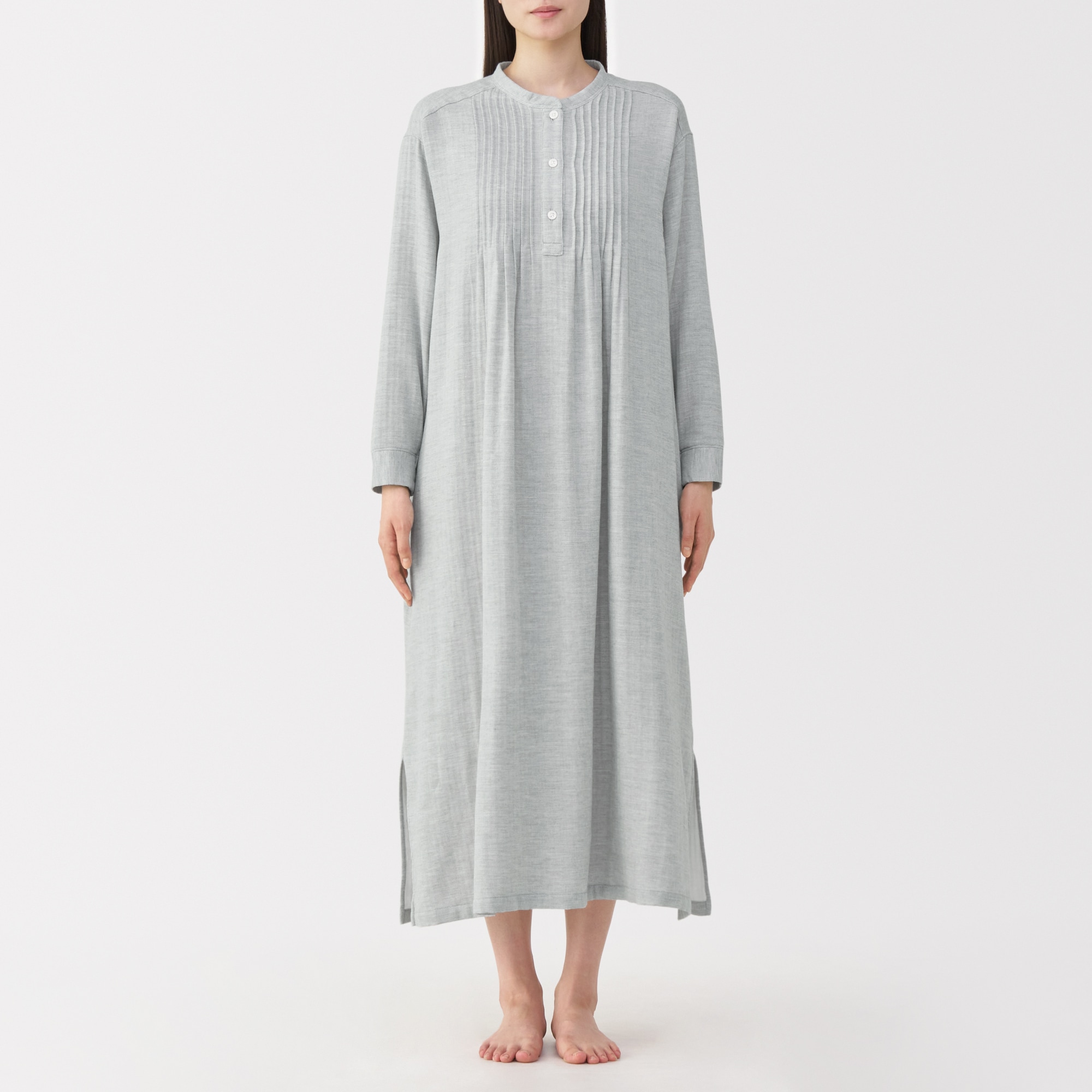 婦人 ヘリンボーンガーゼ ワンピース | 無印良品