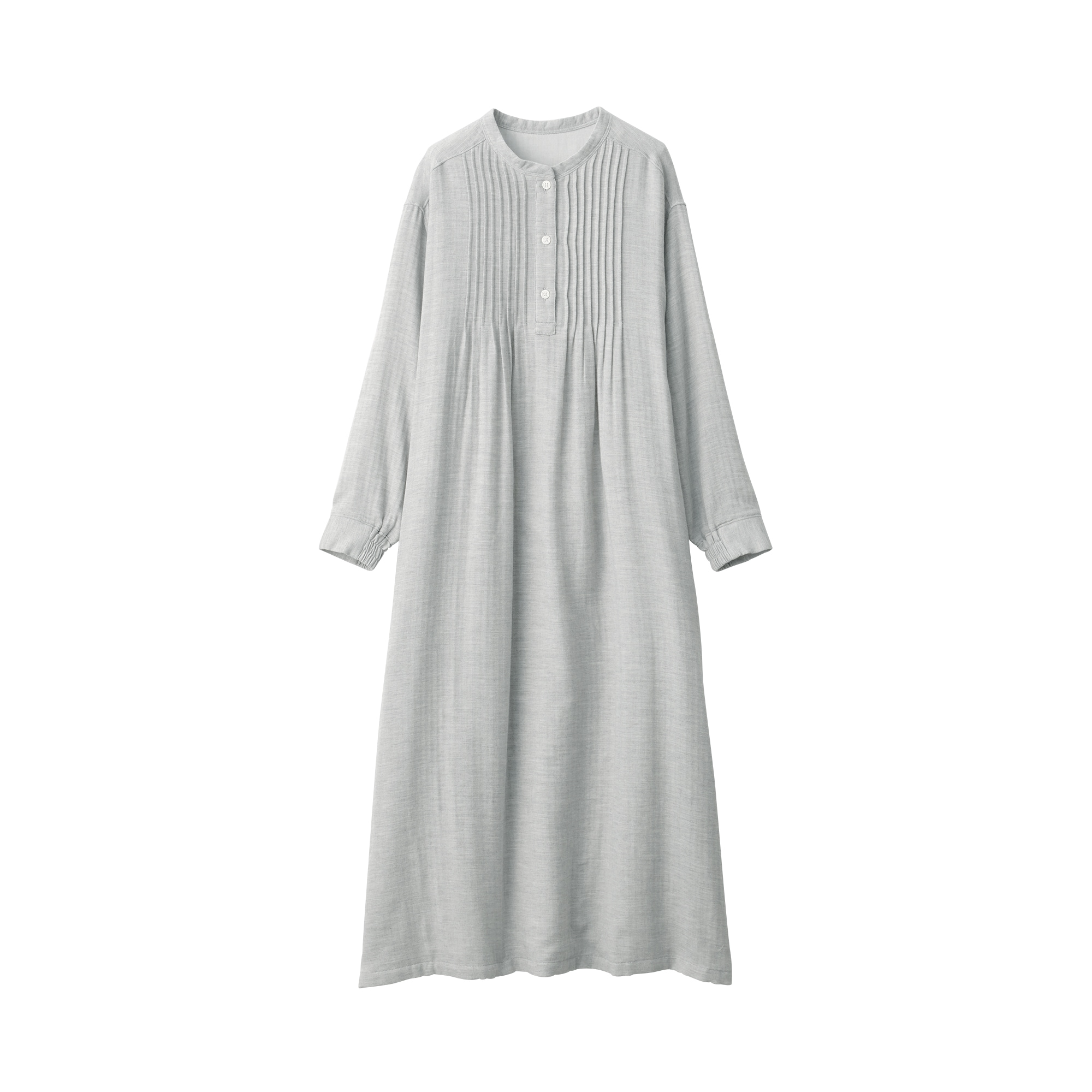 婦人　ヘリンボーンガーゼ　ワンピース