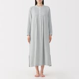 婦人　ヘリンボーンガーゼ　ワンピース