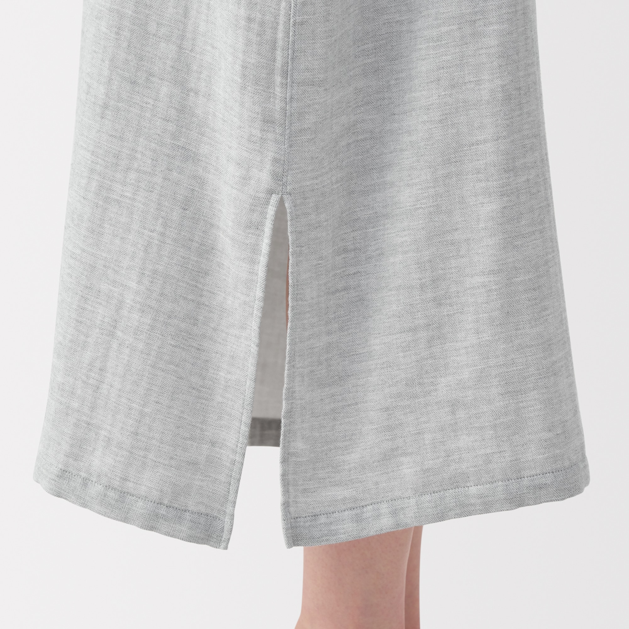 婦人　ヘリンボーンガーゼ　ワンピース