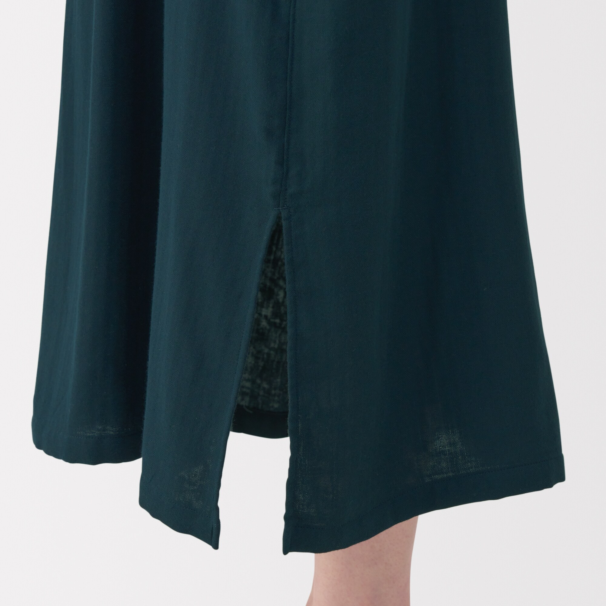 婦人　ヘリンボーンガーゼ　ワンピース