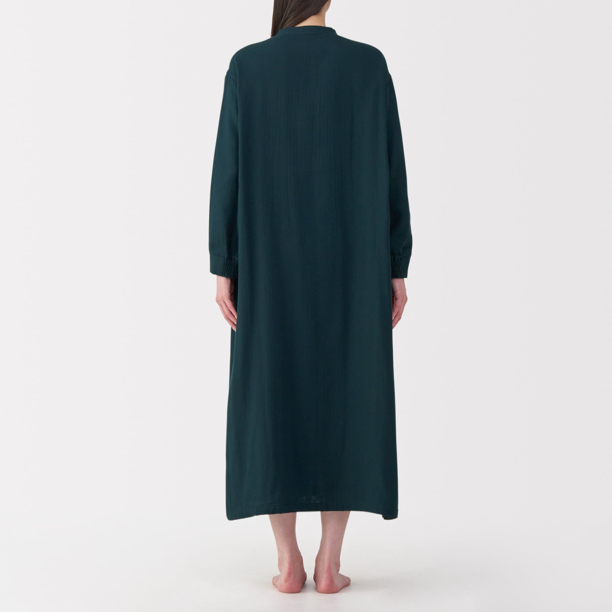 婦人　ヘリンボーンガーゼ　ワンピース