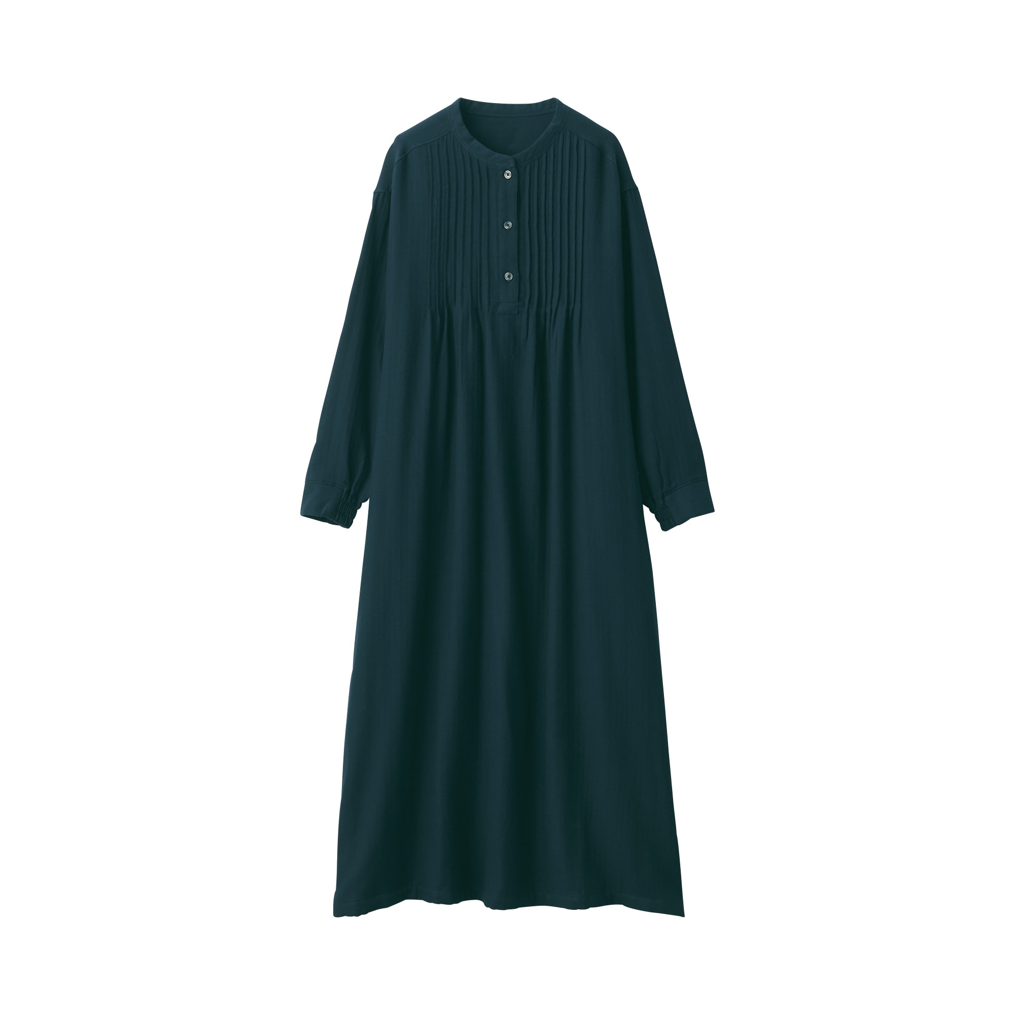 婦人　ヘリンボーンガーゼ　ワンピース