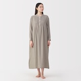 婦人　ヘリンボーンガーゼ　ワンピース