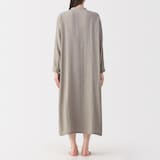 婦人　ヘリンボーンガーゼ　ワンピース