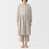 産後も使える　二重ガーゼ長袖パジャマ