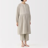 産後も使える　二重ガーゼ長袖パジャマ