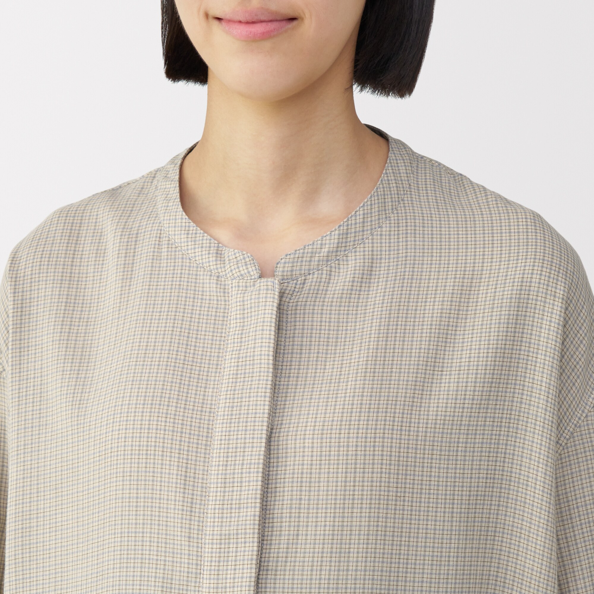 産後も使える　二重ガーゼ長袖パジャマ