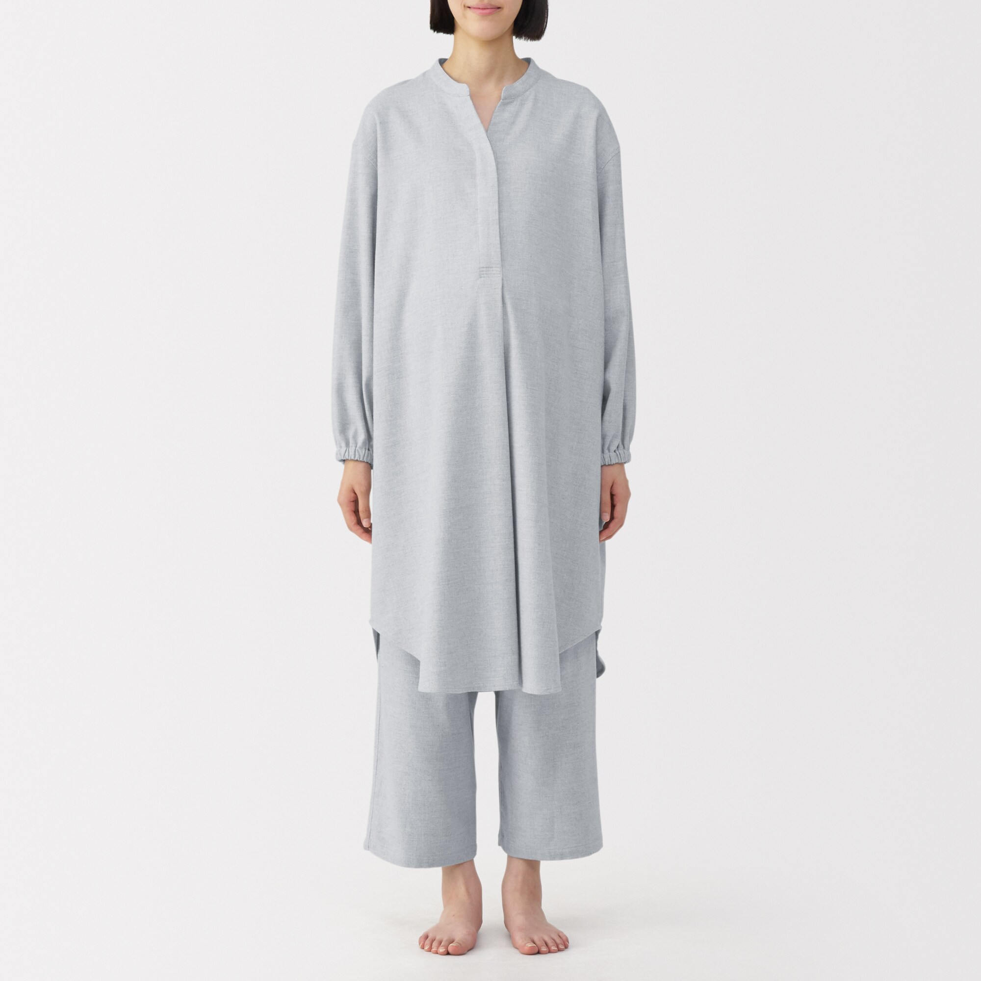 無印良品　マタニティ　パジャマ　Mサイズ　2着セット 産後も使える フランネル長袖パジャマ | 無印良品