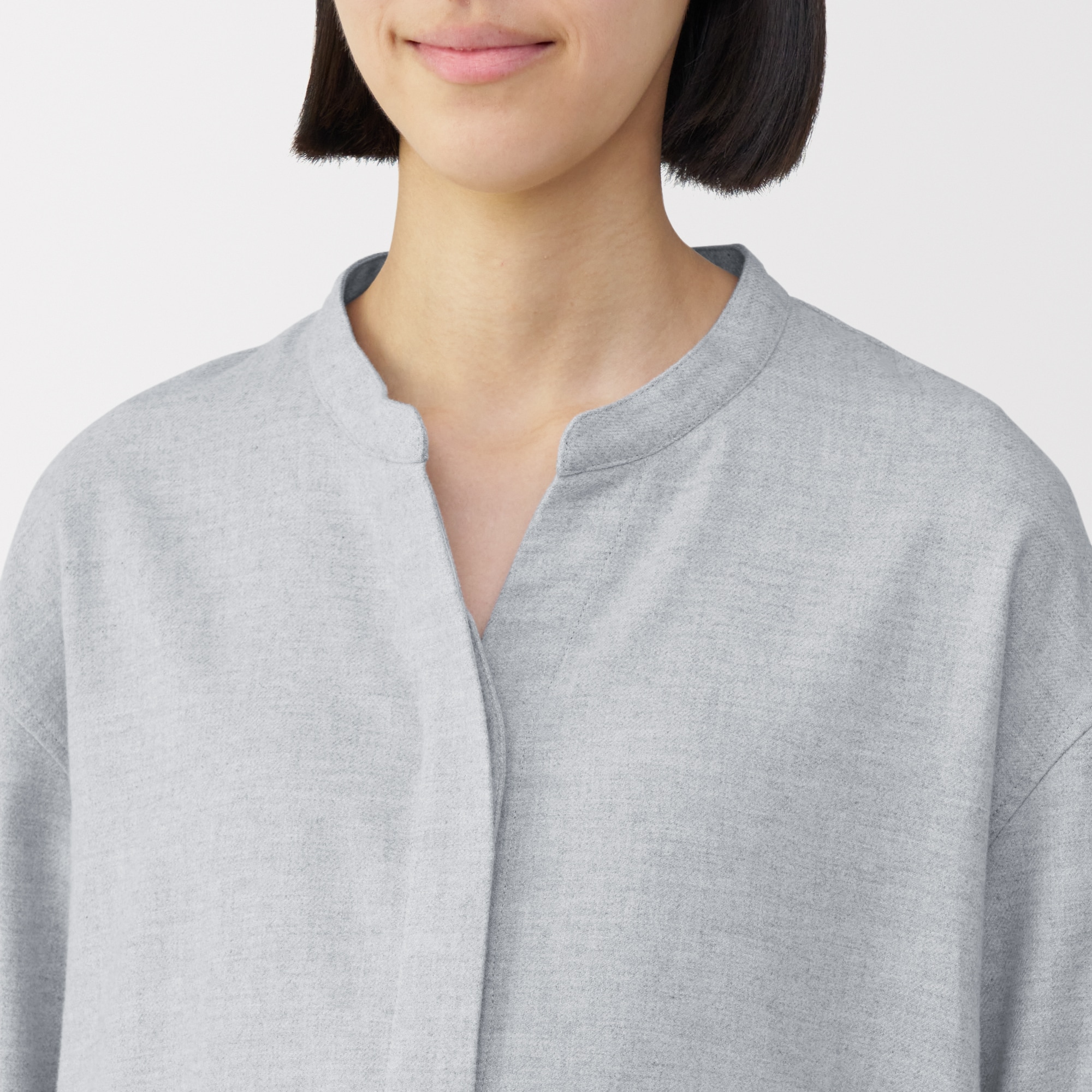 産後も使える　フランネル長袖パジャマ