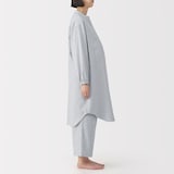 産後も使える　フランネル長袖パジャマ