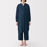 産後も使える　フランネル長袖パジャマ