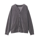 婦人　コットンベロア　カーディガン