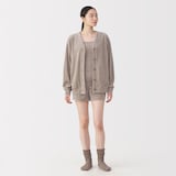 婦人　コットンベロア　カーディガン