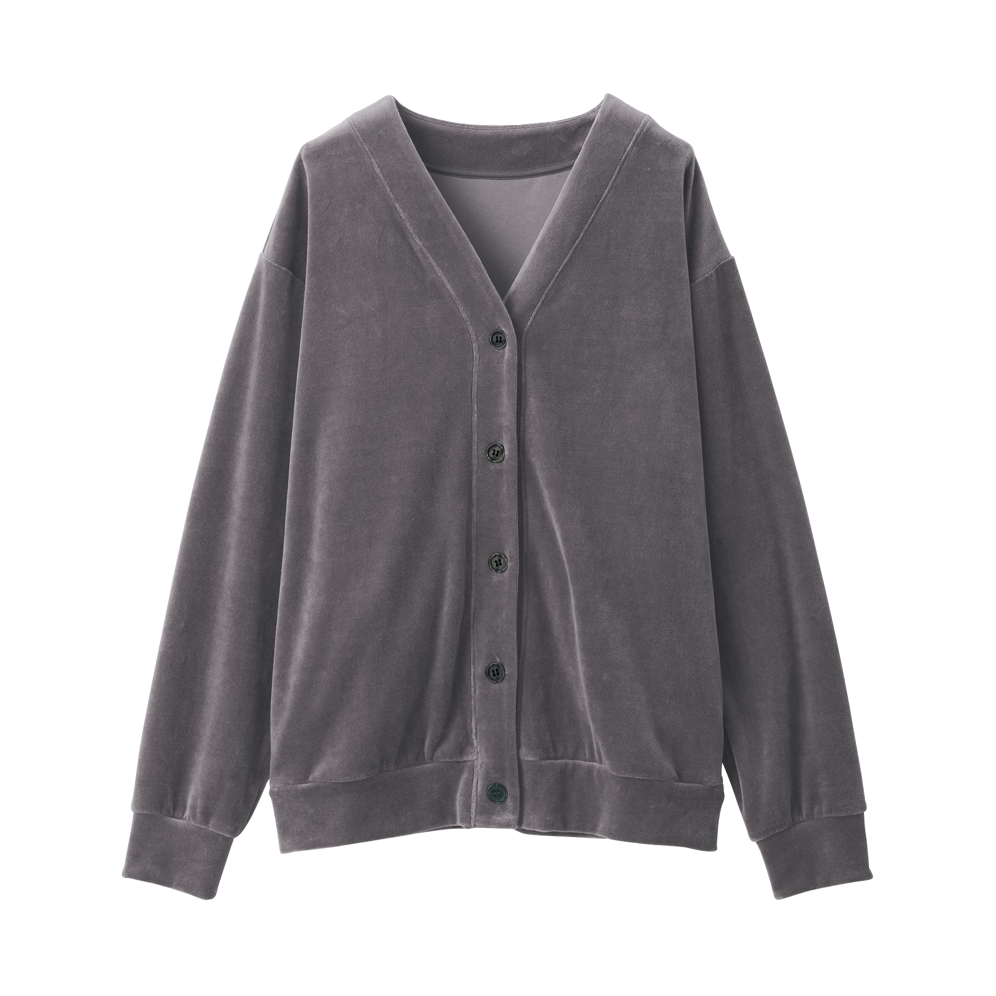 婦人　コットンベロア　カーディガン