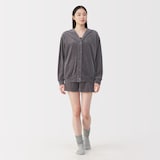 婦人　コットンベロア　カーディガン