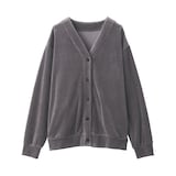 婦人　コットンベロア　カーディガン