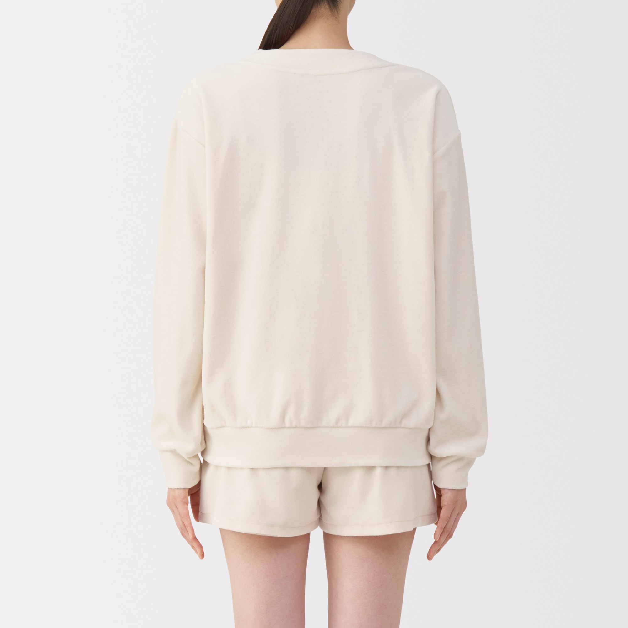 婦人　コットンベロア　カーディガン