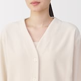 婦人　コットンベロア　カーディガン