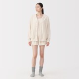 婦人　コットンベロア　カーディガン