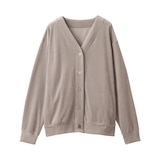 婦人　コットンベロア　カーディガン