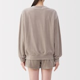 婦人　コットンベロア　カーディガン